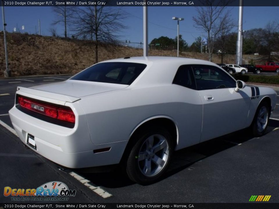 2010 Dodge Challenger R/T Stone White / Dark Slate Gray Photo #3
