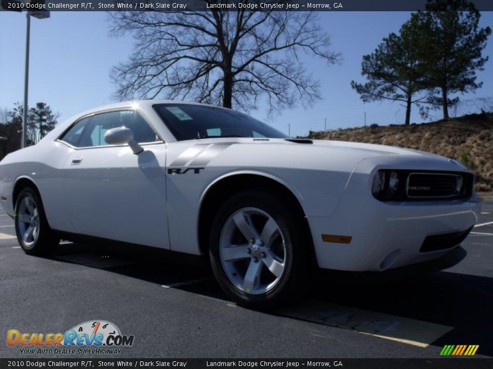 2010 Dodge Challenger R/T Stone White / Dark Slate Gray Photo #4