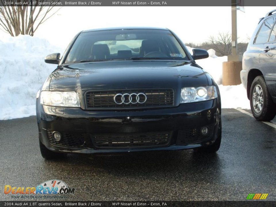 2004 Audi A4 1.8T quattro Sedan Brilliant Black / Ebony Photo #6