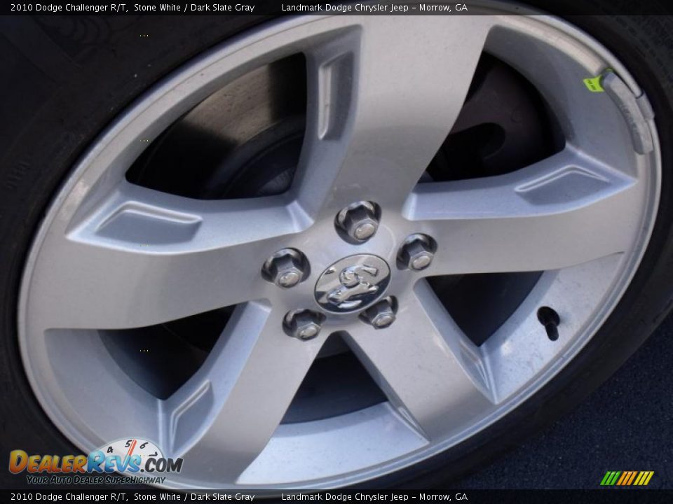 2010 Dodge Challenger R/T Stone White / Dark Slate Gray Photo #6