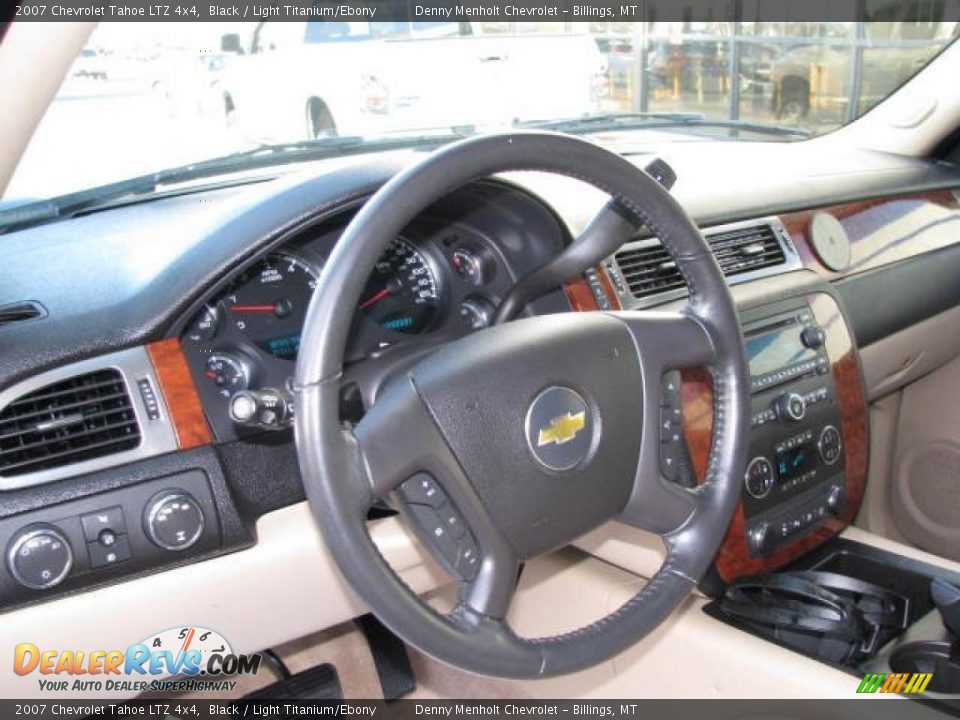 2007 Chevrolet Tahoe LTZ 4x4 Black / Light Titanium/Ebony Photo #17
