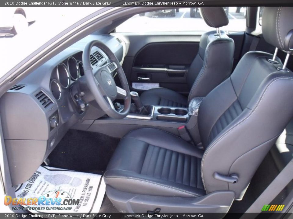 2010 Dodge Challenger R/T Stone White / Dark Slate Gray Photo #7