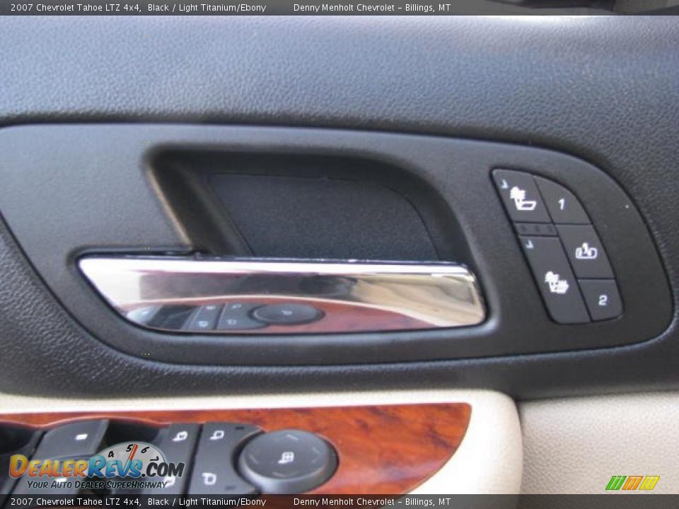 2007 Chevrolet Tahoe LTZ 4x4 Black / Light Titanium/Ebony Photo #19