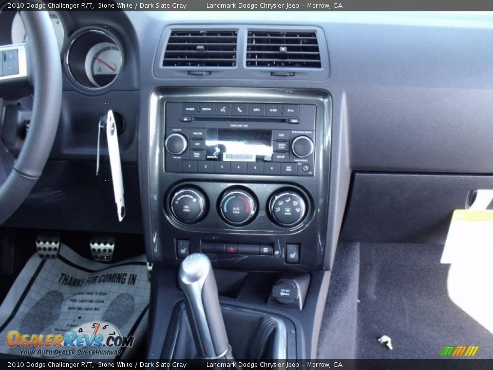 2010 Dodge Challenger R/T Stone White / Dark Slate Gray Photo #9