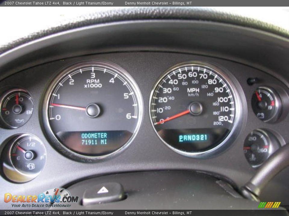 2007 Chevrolet Tahoe LTZ 4x4 Black / Light Titanium/Ebony Photo #20