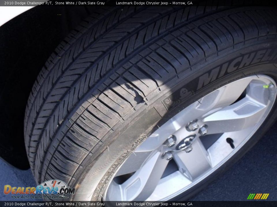 2010 Dodge Challenger R/T Stone White / Dark Slate Gray Photo #12