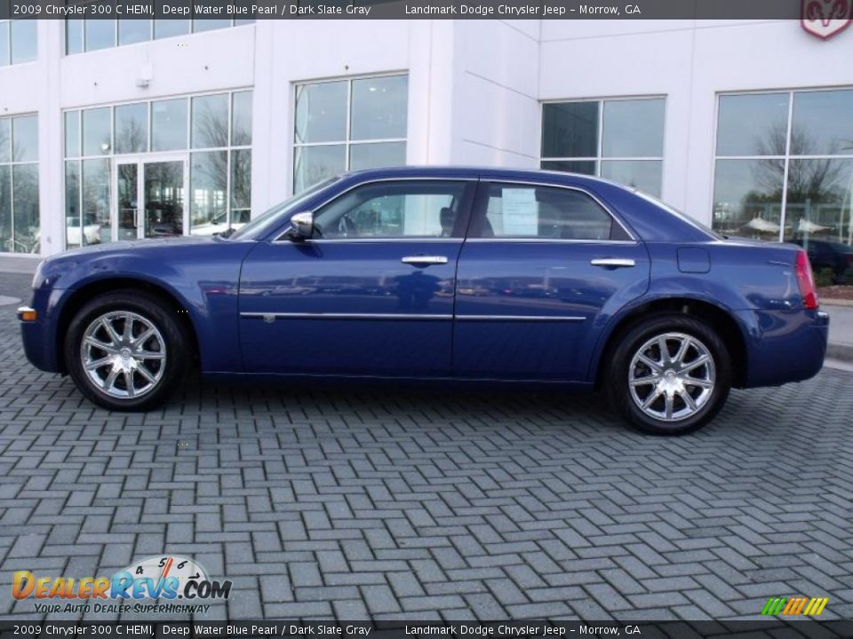 2009 Chrysler 300 C HEMI Deep Water Blue Pearl / Dark Slate Gray Photo #2