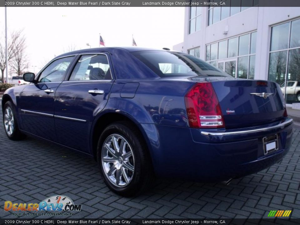 2009 Chrysler 300 C HEMI Deep Water Blue Pearl / Dark Slate Gray Photo #3