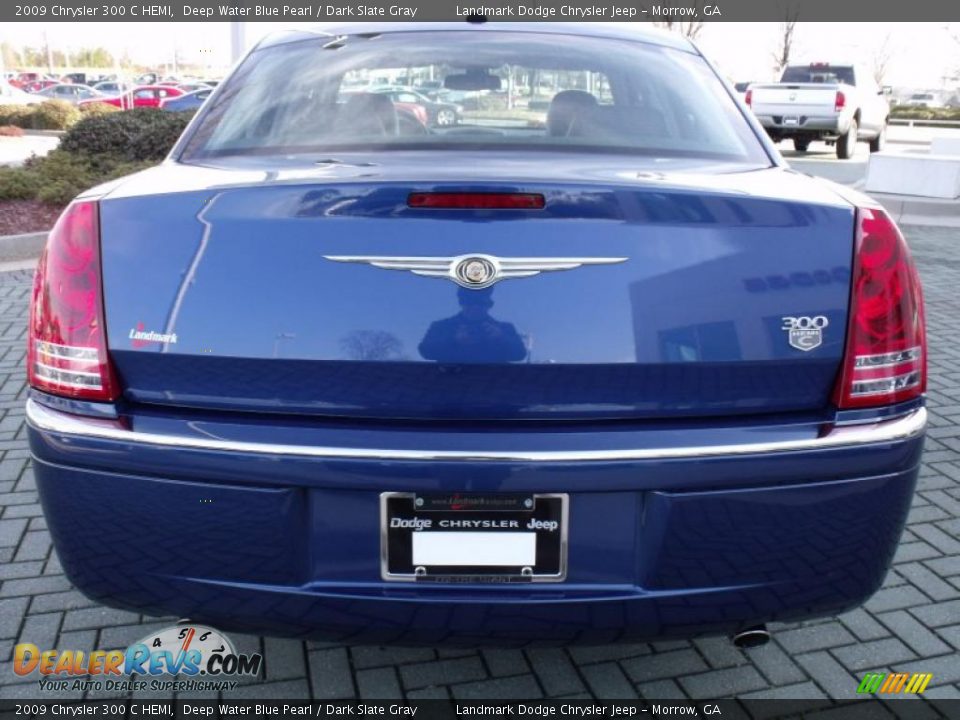 2009 Chrysler 300 C HEMI Deep Water Blue Pearl / Dark Slate Gray Photo #4