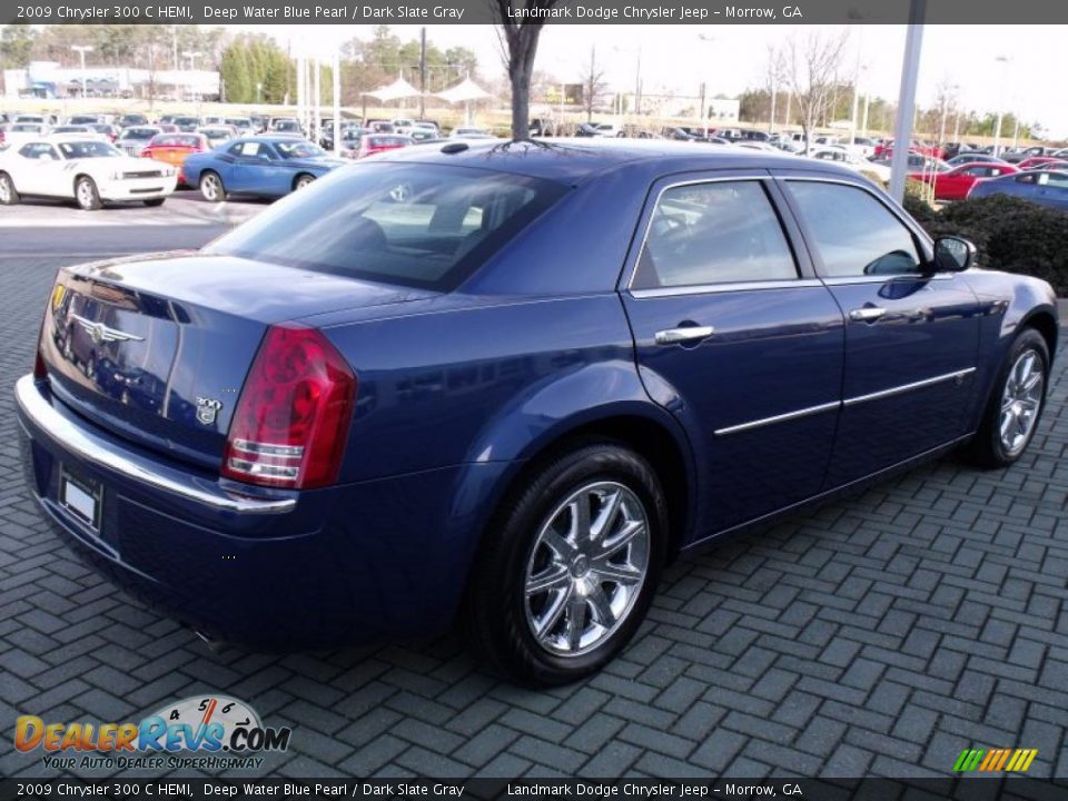 2009 Chrysler 300 C HEMI Deep Water Blue Pearl / Dark Slate Gray Photo #5