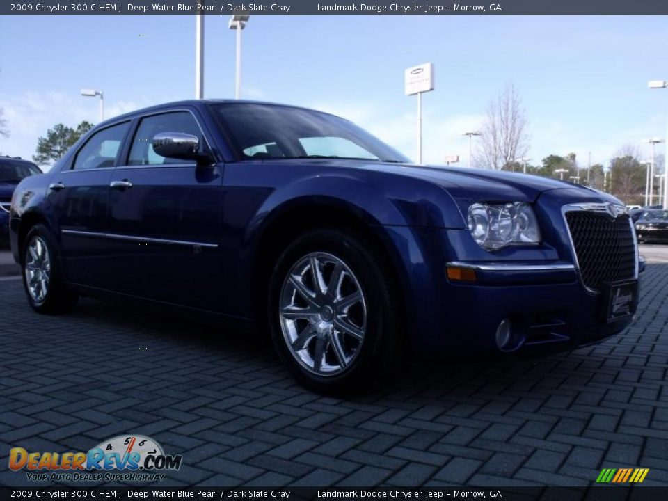 2009 Chrysler 300 C HEMI Deep Water Blue Pearl / Dark Slate Gray Photo #7
