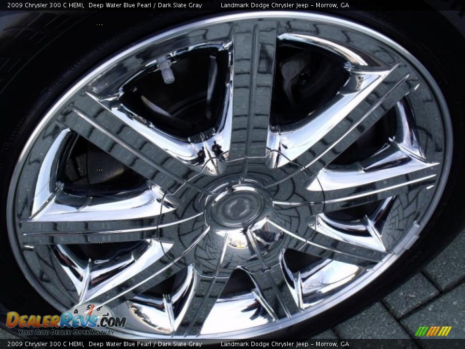 2009 Chrysler 300 C HEMI Deep Water Blue Pearl / Dark Slate Gray Photo #9