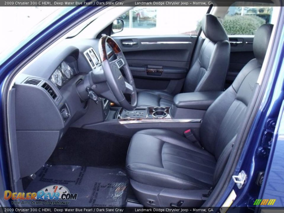 2009 Chrysler 300 C HEMI Deep Water Blue Pearl / Dark Slate Gray Photo #10