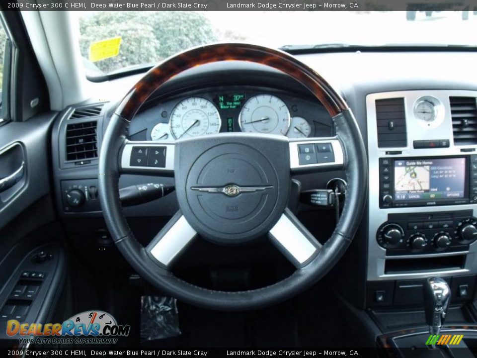 2009 Chrysler 300 C HEMI Deep Water Blue Pearl / Dark Slate Gray Photo #24
