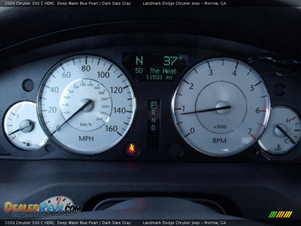 2009 Chrysler 300 C HEMI Deep Water Blue Pearl / Dark Slate Gray Photo #26