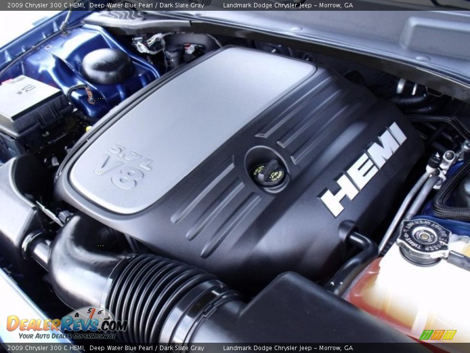 2009 Chrysler 300 C HEMI Deep Water Blue Pearl / Dark Slate Gray Photo #31