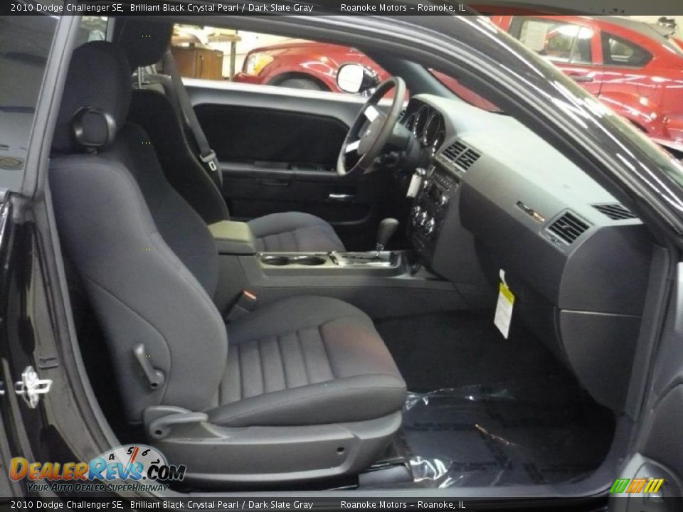 2010 Dodge Challenger SE Brilliant Black Crystal Pearl / Dark Slate Gray Photo #7