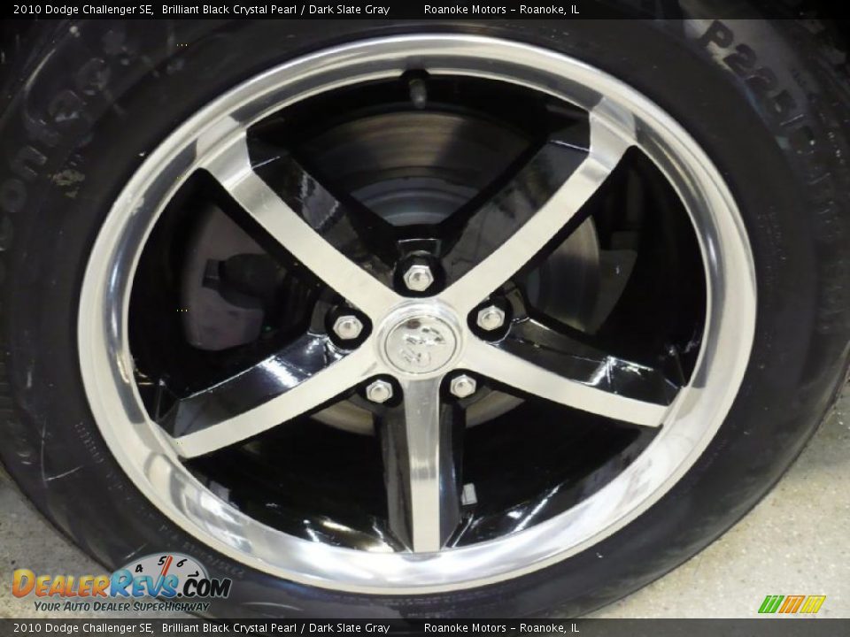 2010 Dodge Challenger SE Brilliant Black Crystal Pearl / Dark Slate Gray Photo #11