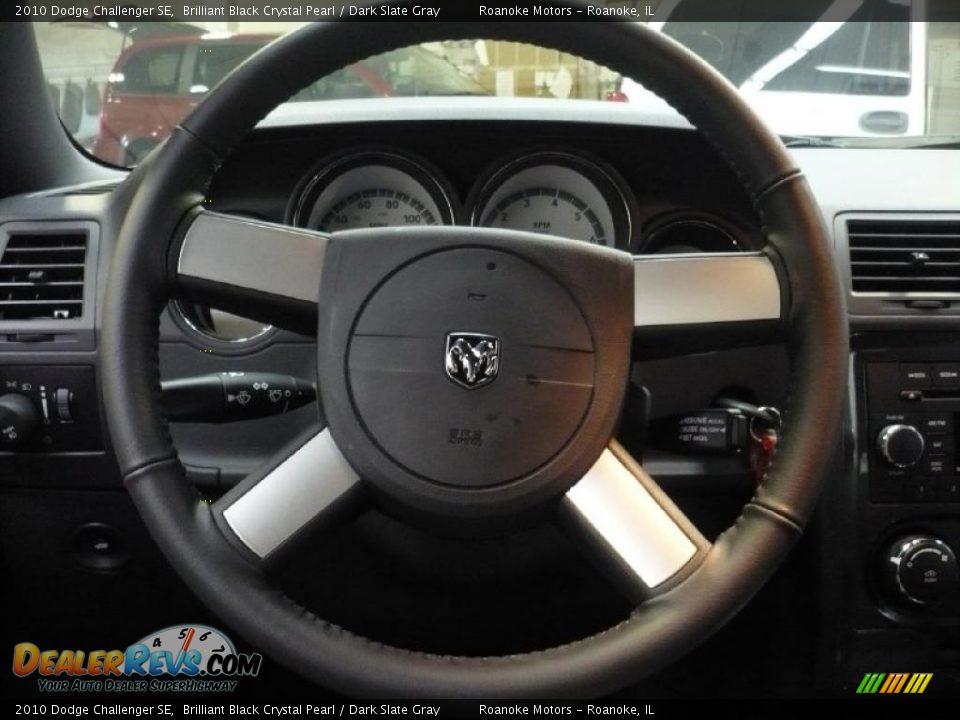 2010 Dodge Challenger SE Brilliant Black Crystal Pearl / Dark Slate Gray Photo #16