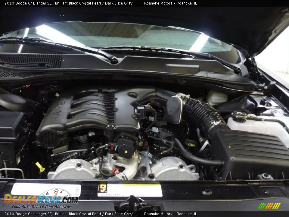 2010 Dodge Challenger SE Brilliant Black Crystal Pearl / Dark Slate Gray Photo #19