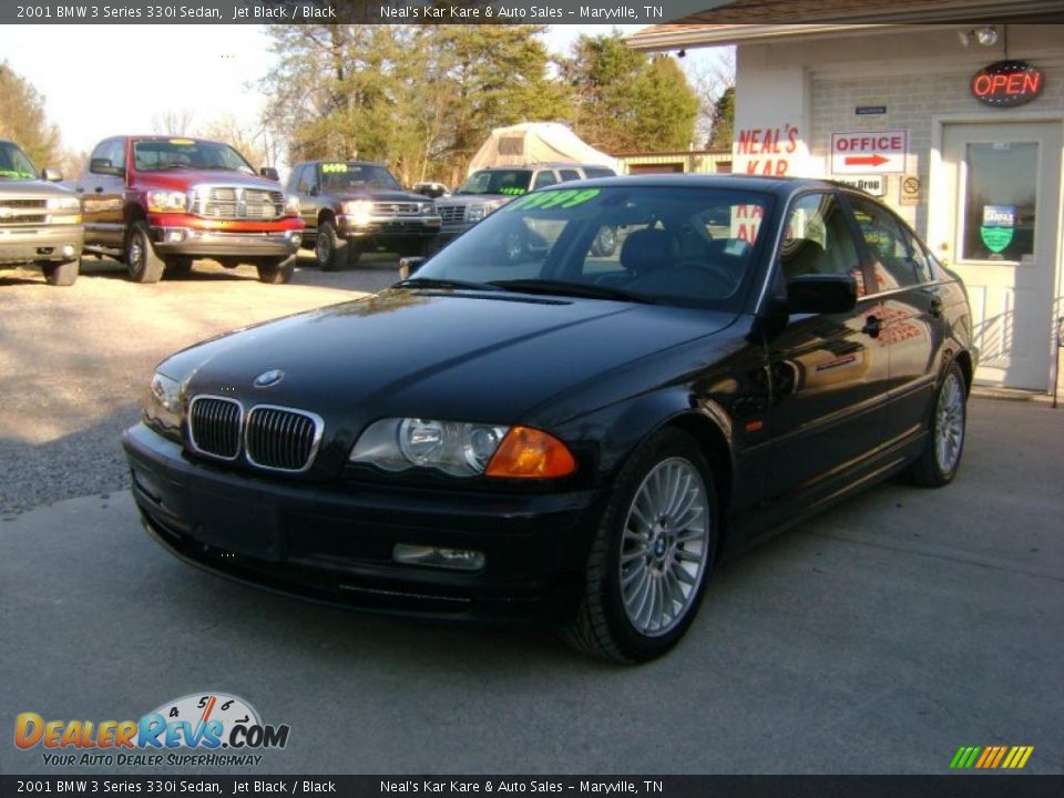 2001 BMW 3 Series 330i Sedan Jet Black / Black Photo #2