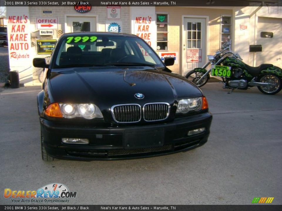 2001 BMW 3 Series 330i Sedan Jet Black / Black Photo #3