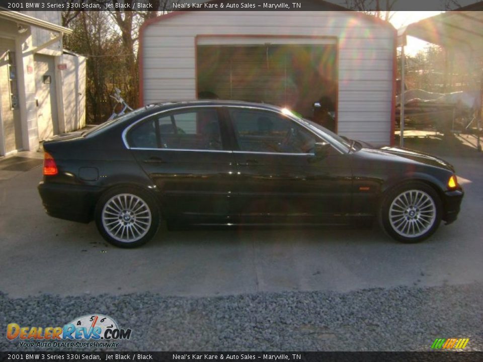 2001 BMW 3 Series 330i Sedan Jet Black / Black Photo #4