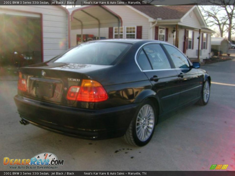 2001 BMW 3 Series 330i Sedan Jet Black / Black Photo #5