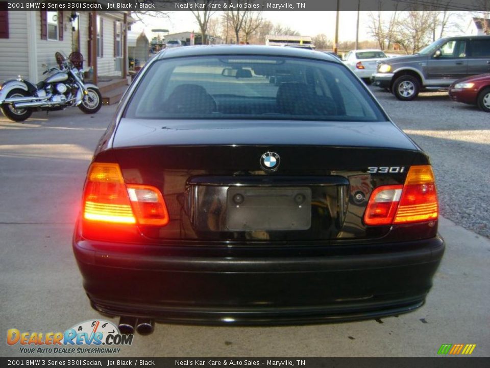 2001 BMW 3 Series 330i Sedan Jet Black / Black Photo #6
