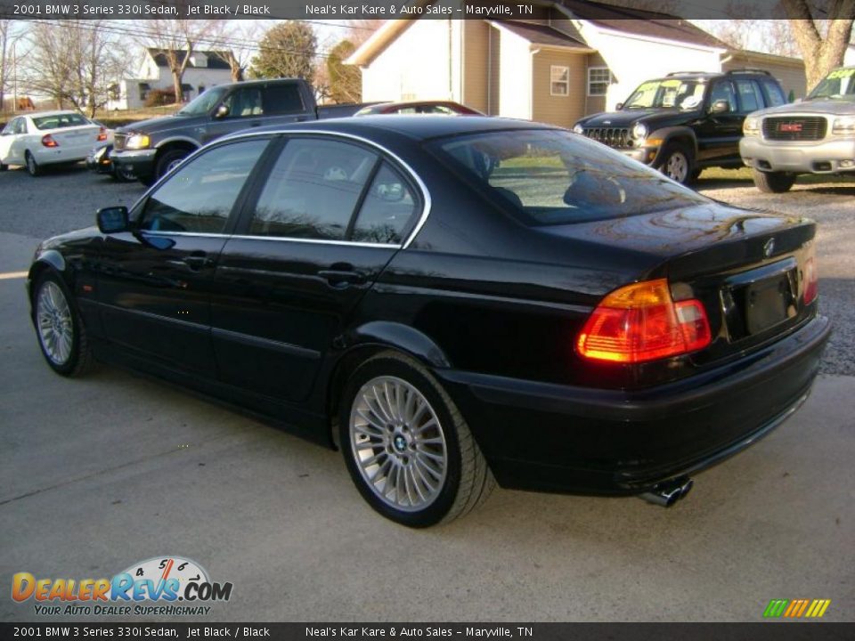 2001 BMW 3 Series 330i Sedan Jet Black / Black Photo #7