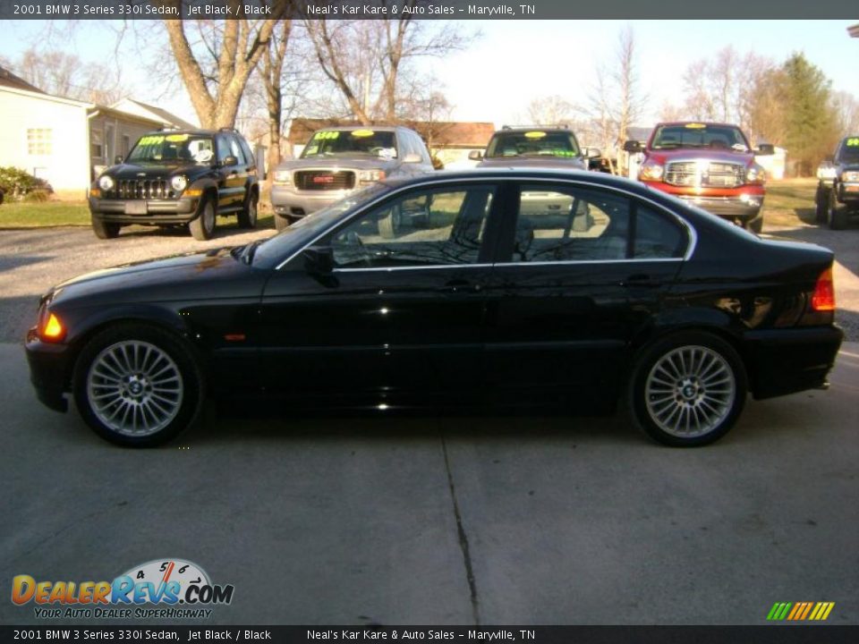 2001 BMW 3 Series 330i Sedan Jet Black / Black Photo #8