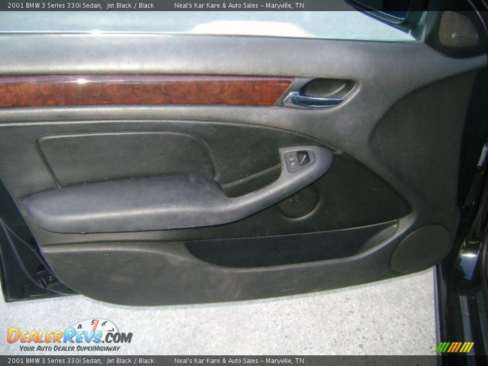 2001 BMW 3 Series 330i Sedan Jet Black / Black Photo #13