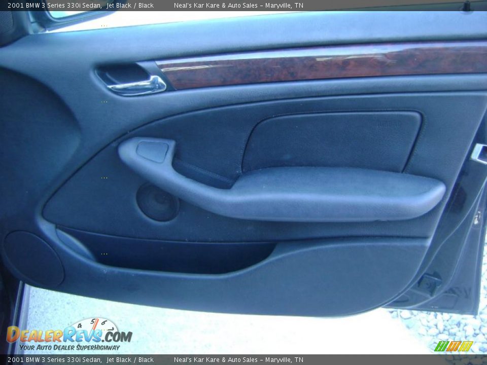 2001 BMW 3 Series 330i Sedan Jet Black / Black Photo #23