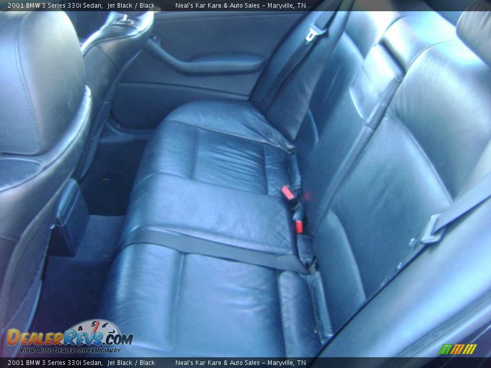 2001 BMW 3 Series 330i Sedan Jet Black / Black Photo #25