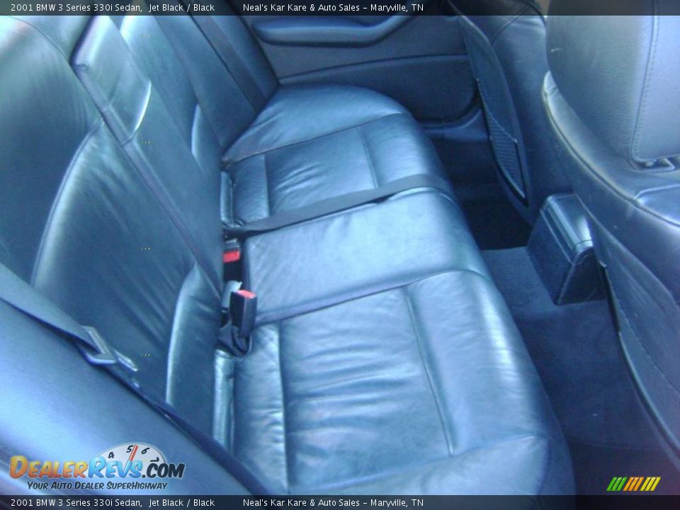 2001 BMW 3 Series 330i Sedan Jet Black / Black Photo #26