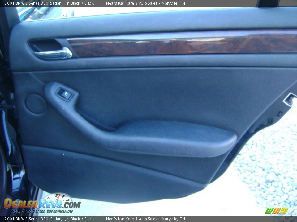 2001 BMW 3 Series 330i Sedan Jet Black / Black Photo #27
