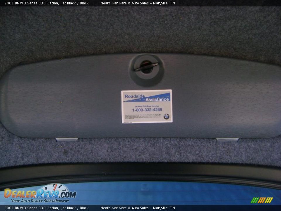 2001 BMW 3 Series 330i Sedan Jet Black / Black Photo #31