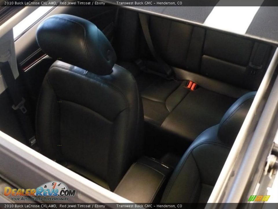 2010 Buick LaCrosse CXL AWD Red Jewel Tintcoat / Ebony Photo #8