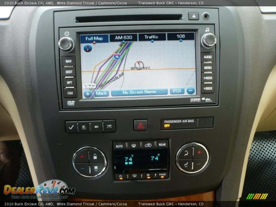 2010 Buick Enclave CXL AWD White Diamond Tricoat / Cashmere/Cocoa Photo #7