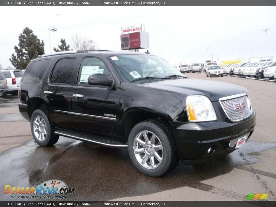 2010 GMC Yukon Denali AWD Onyx Black / Ebony Photo #1