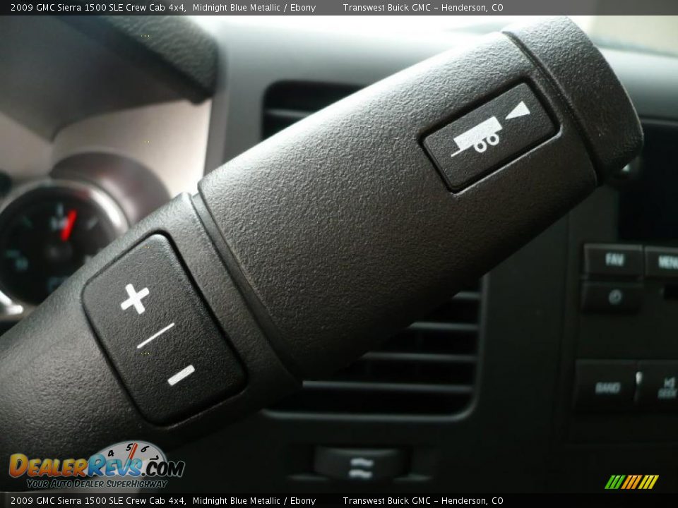 2009 GMC Sierra 1500 SLE Crew Cab 4x4 Midnight Blue Metallic / Ebony Photo #6