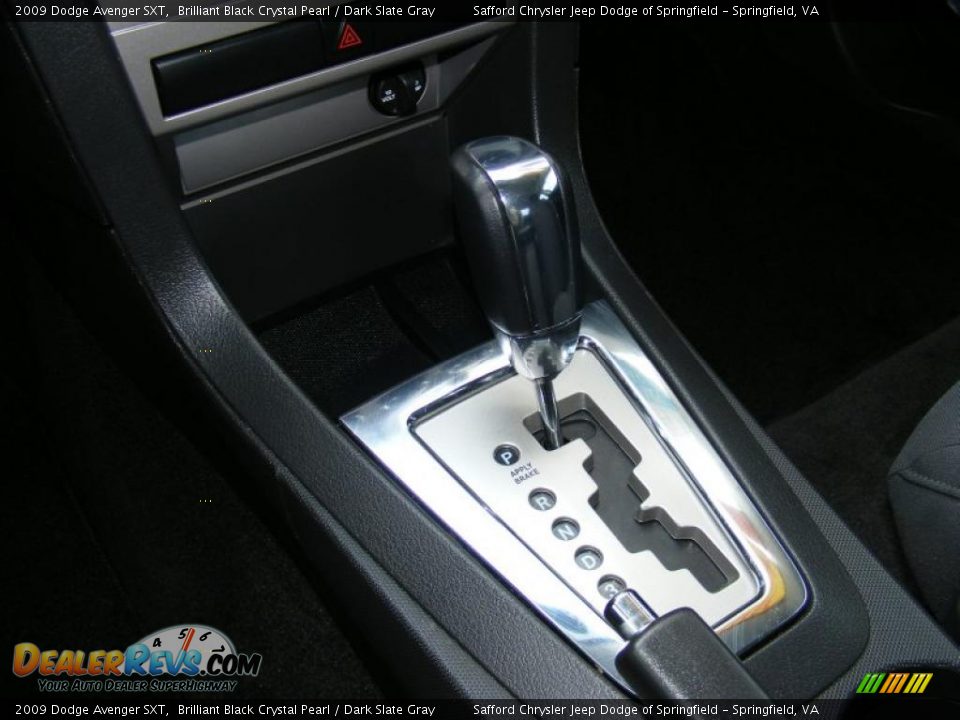 2009 Dodge Avenger SXT Brilliant Black Crystal Pearl / Dark Slate Gray Photo #26