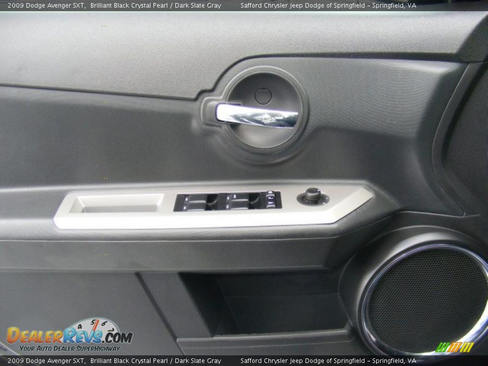 2009 Dodge Avenger SXT Brilliant Black Crystal Pearl / Dark Slate Gray Photo #28