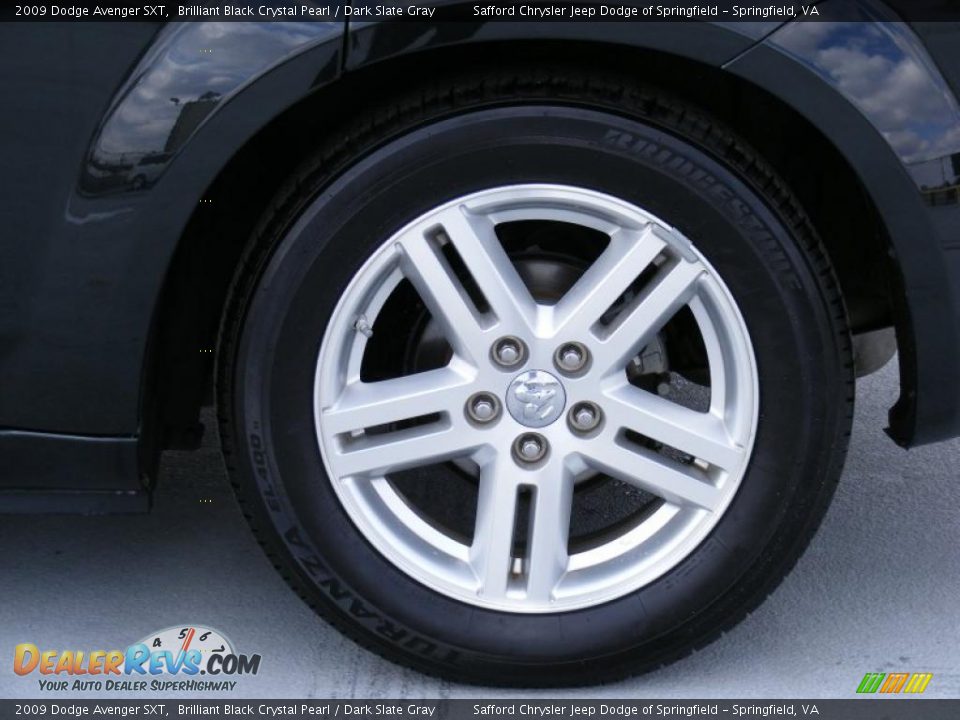 2009 Dodge Avenger SXT Brilliant Black Crystal Pearl / Dark Slate Gray Photo #31