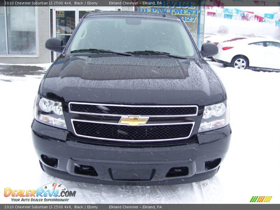 2010 Chevrolet Suburban LS 2500 4x4 Black / Ebony Photo #2