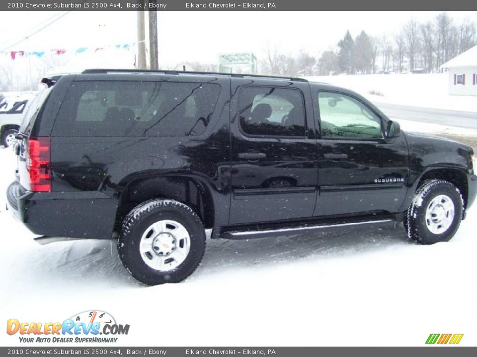 2010 Chevrolet Suburban LS 2500 4x4 Black / Ebony Photo #4
