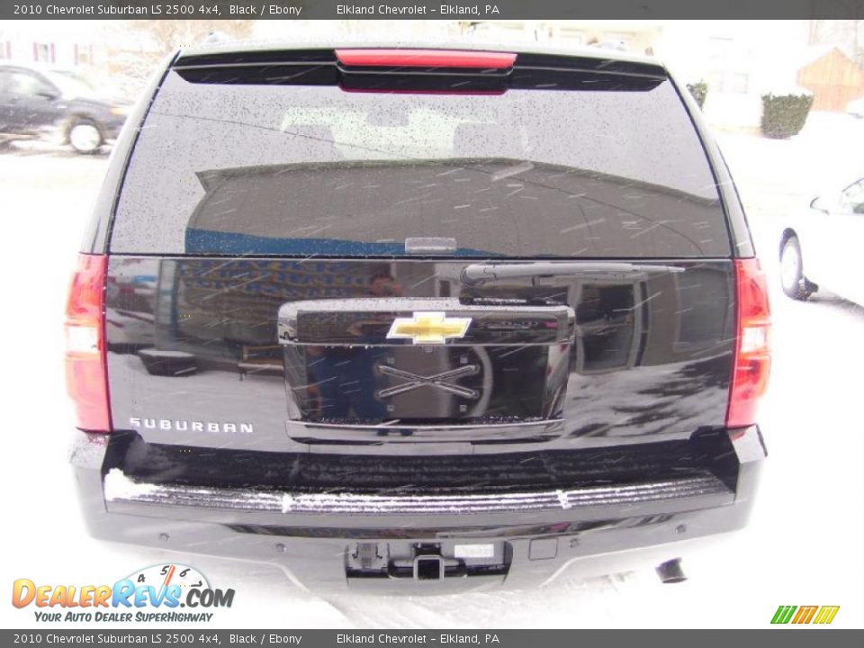 2010 Chevrolet Suburban LS 2500 4x4 Black / Ebony Photo #6