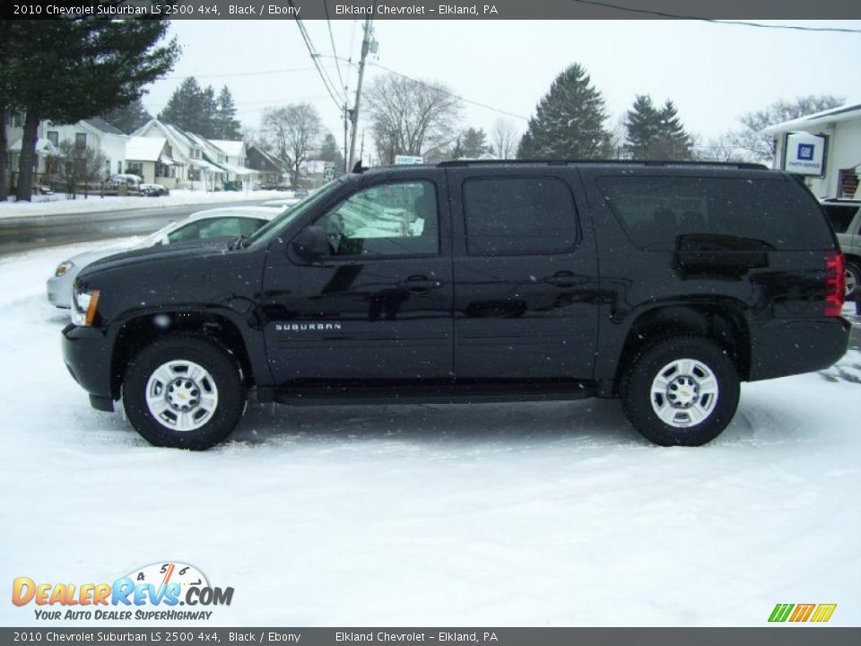 2010 Chevrolet Suburban LS 2500 4x4 Black / Ebony Photo #8