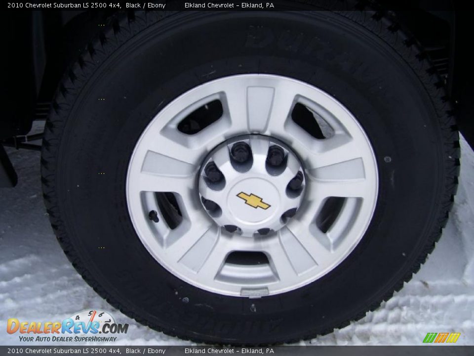 2010 Chevrolet Suburban LS 2500 4x4 Black / Ebony Photo #9