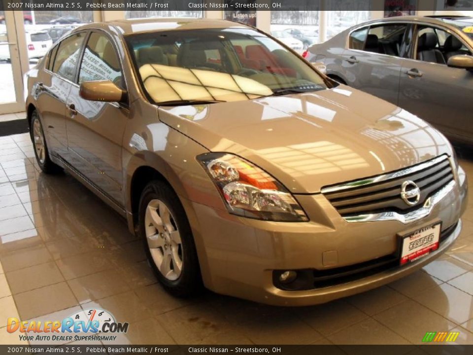2007 Nissan Altima 2.5 S Pebble Beach Metallic / Frost Photo #4